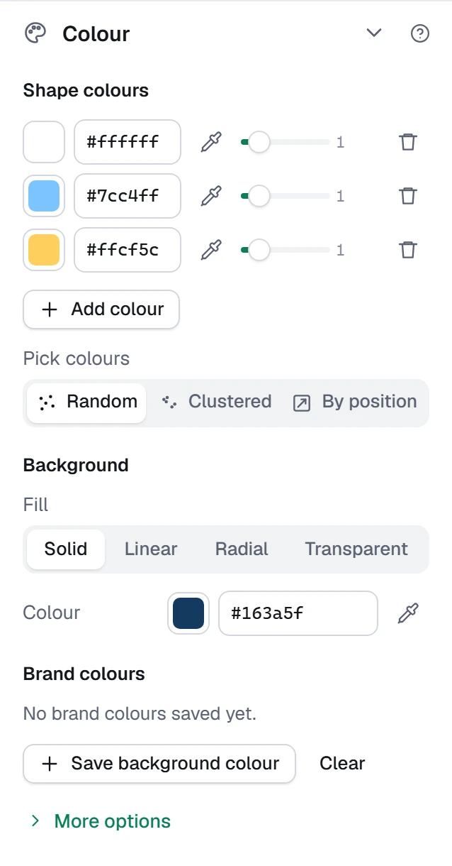 The Colour group in Fine-tune