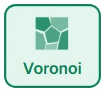 Shape in the app, set to Voronoi