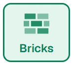 Shape in the app, set to Bricks
