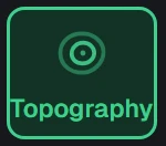 Texture in the app, set to Topography