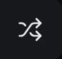 Shuffle, at the right end of the bar above the canvas. The shortcut is S.